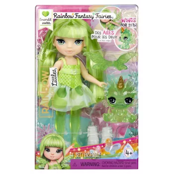 Rainbow High Littles Rainbow Fantasy Fairies Doll- Emerald (Green)