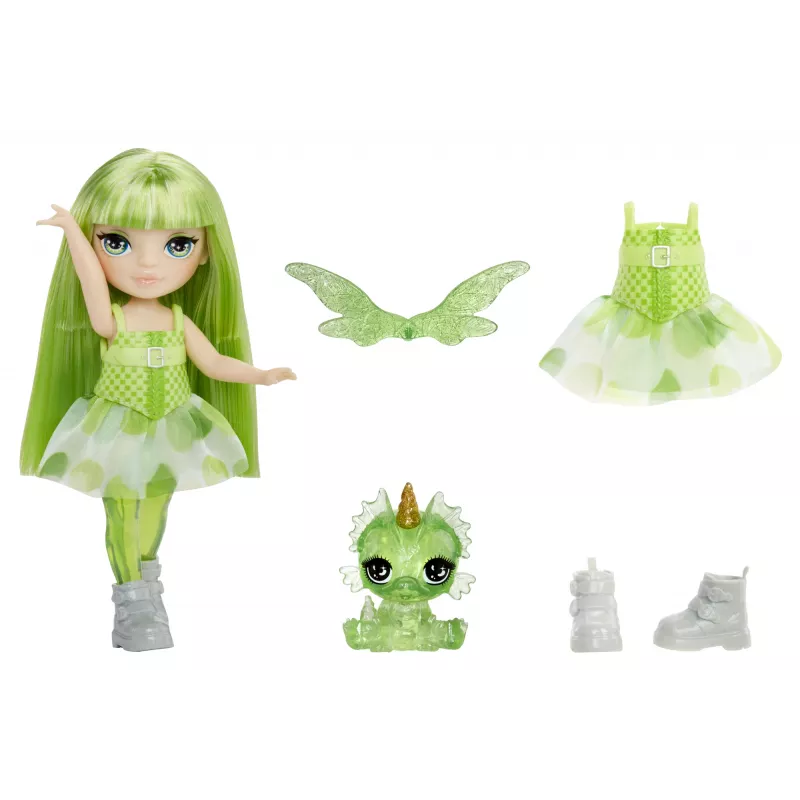 Rainbow High Littles Rainbow Fantasy Fairies Doll- Emerald (Green)