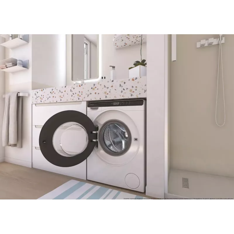 Candy CW50-BP12307U1-S washing machine Front-load 5 kg 1200 RPM White