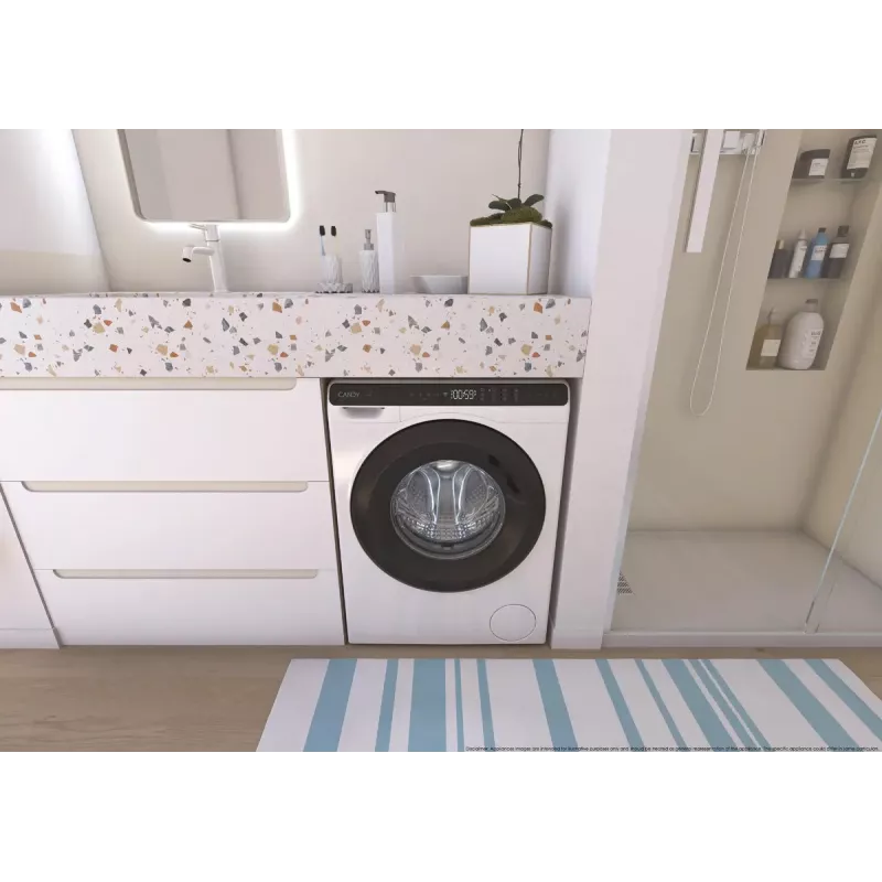 Candy CW50-BP12307U1-S washing machine Front-load 5 kg 1200 RPM White