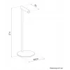 Headphone stand Neomounts ADS11-170SL — aluminum desktop holder for over-ear and on-ear headphones