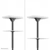 Ceiling mount Neomounts CL35-440BL16XL max 50kg 37-70 inch