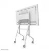Neomounts FL50-515WH1 Samsung Flip trolley for 55–65 inch displays, rotatable, height adjustable, white