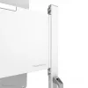 Neomounts FL50-515WH1 Samsung Flip trolley for 55–65 inch displays, rotatable, height adjustable, white