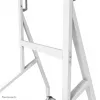 Neomounts FL50-515WH1 Samsung Flip trolley for 55–65 inch displays, rotatable, height adjustable, white