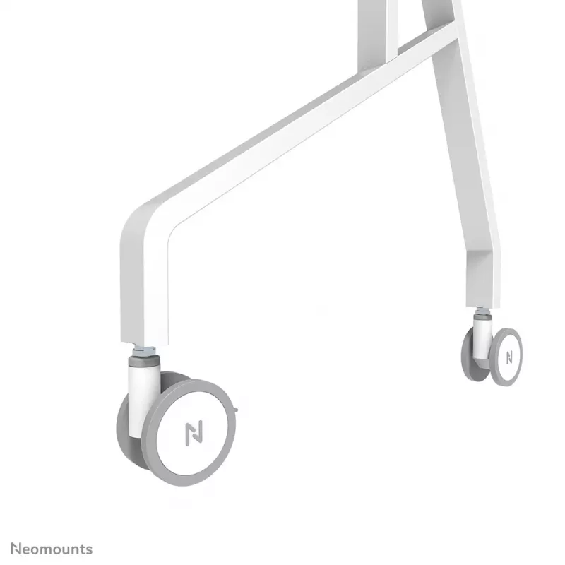 Neomounts FL50-515WH1 Samsung Flip trolley for 55–65 inch displays, rotatable, height adjustable, white