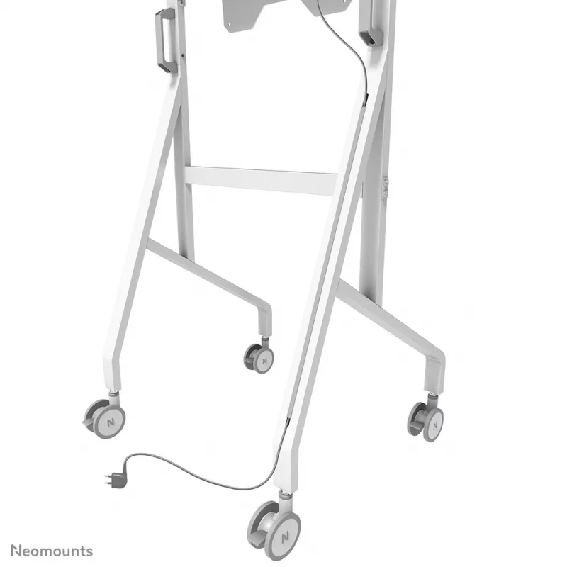 Neomounts FL50-515WH1 Samsung Flip trolley for 55–65 inch displays, rotatable, height adjustable, white