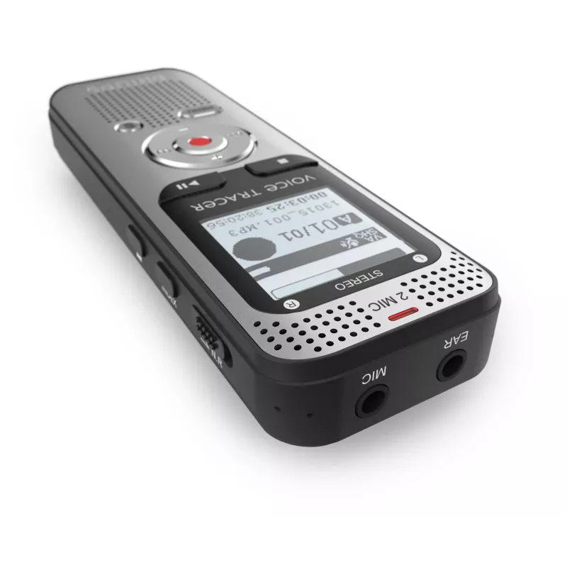 Dictaphone Philips Voice Tracer DVT2015 Internal memory Flash card Silver 2370 h recording time
