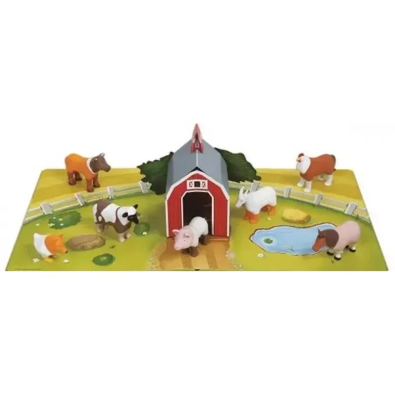 MALIK Magnetic Mini Animals Set 62333 — Farm Theme magnetic toy figures for toddlers