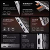 Axagon HMC-KB-CRL, USB 5Gbps hub w. keyboard, HDMI 4K/60Hz, 3x USB-A, SD/mSD, audio, PD100, Cyrillic layout