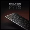 Axagon HMC-KB-NRD, USB 5Gbps hub w. keyboard, HDMI 4K/60Hz, 3x USB-A, SD/mSD, audio, PD100, Nordic layout