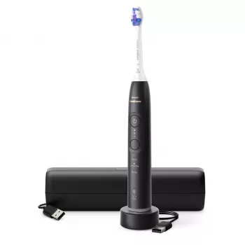 Sonic toothbrush Philips Series 6500 HX7411/02 — 62,000 mpm, 3 modes, pressure sensor, Bluetooth, travel case (black)