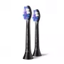 Philips Sensitive HX6052/88 2-pack brush heads, 2 pc(s), Black, 3 month(s), Extra soft, Philips, Philips Sonicare