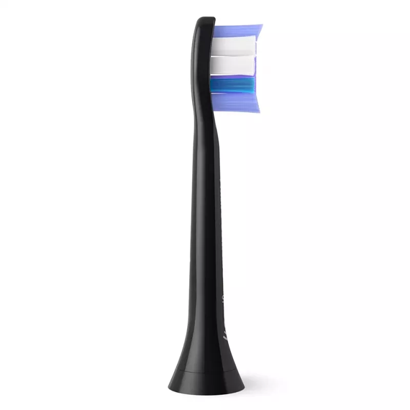 Toothbrush heads Philips HX6054/88 — 4-pack, extra soft bristles, black