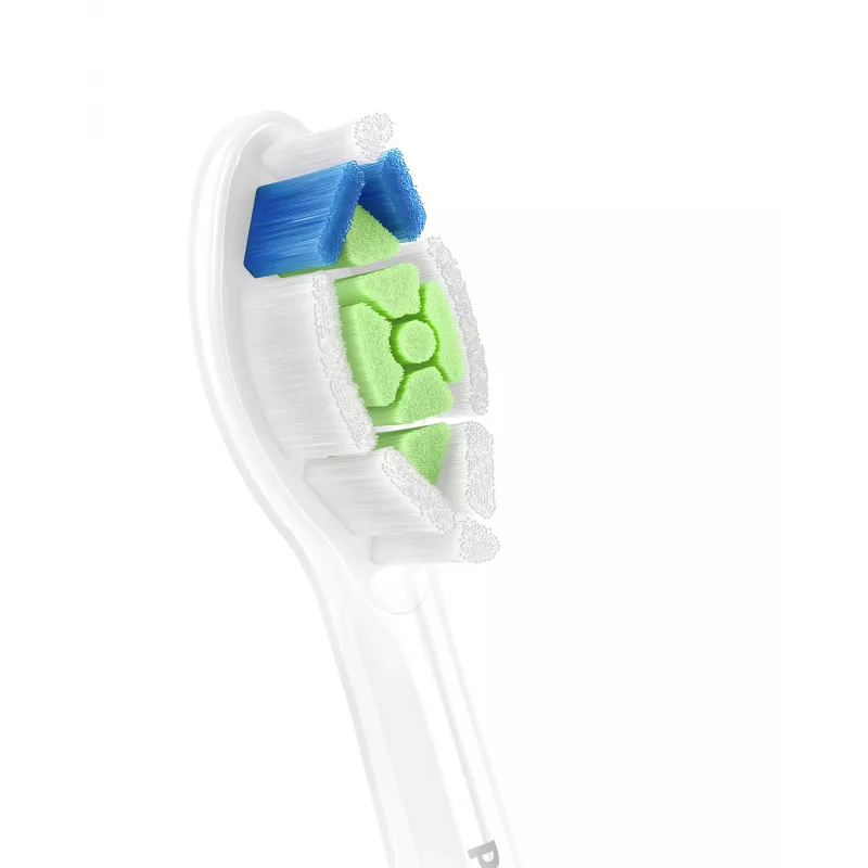 Toothbrush heads Philips HX6062/87 replacement 2-pack, medium bristles, white