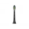 Philips Sonicare Optimal White HX6062/88 2-pack brush heads, 2 pc(s), Black, 3 month(s), Medium, 62000 movements per minute, Philips