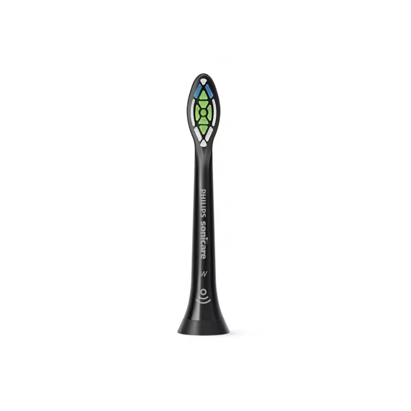 Philips Sonicare Optimal White HX6062/88 2-pack brush heads, 2 pc(s), Black, 3 month(s), Medium, 62000 movements per minute, Philips