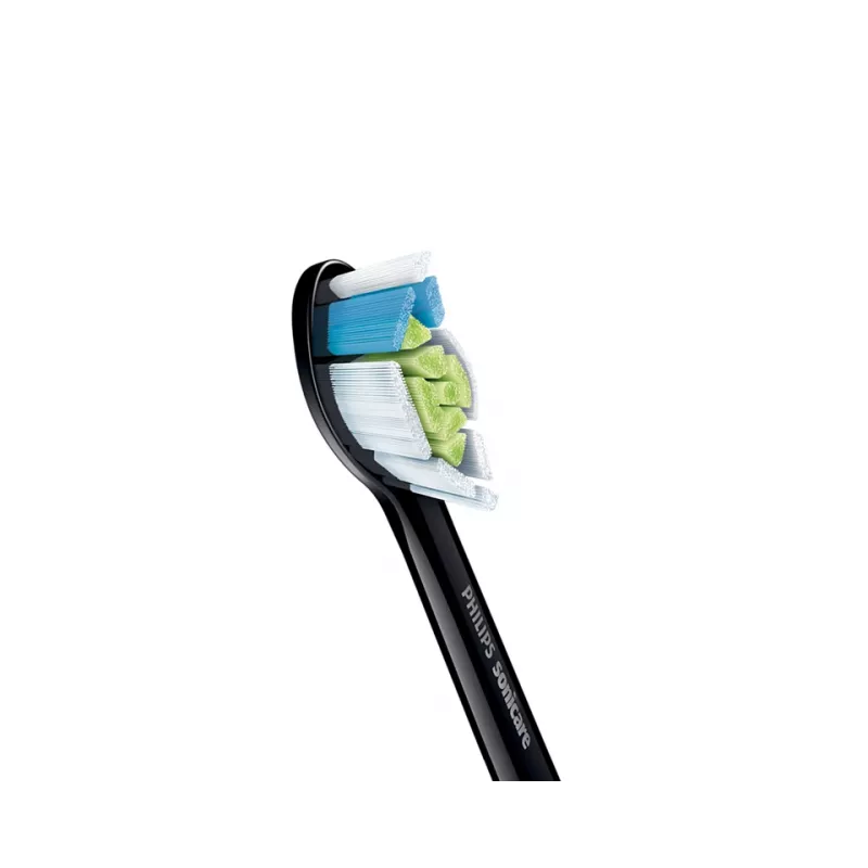 Philips Sonicare Optimal White HX6062/88 2-pack brush heads, 2 pc(s), Black, 3 month(s), Medium, 62000 movements per minute, Philips
