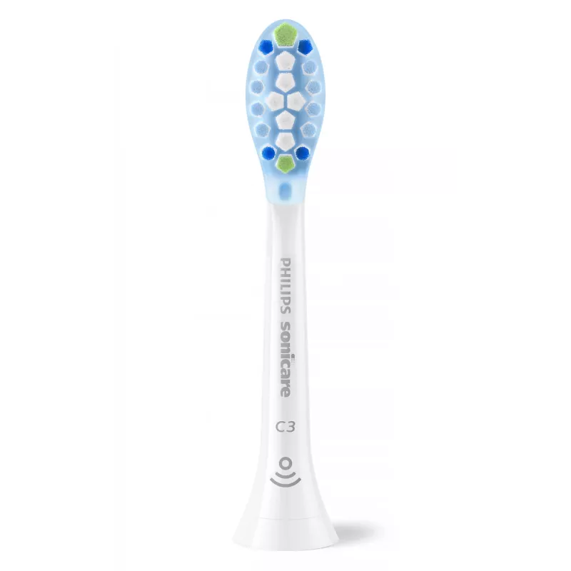 Philips Premium Plaque Defence HX9042/87 2-pack brush heads, 2 pc(s), White, 3 month(s), Medium, Philips