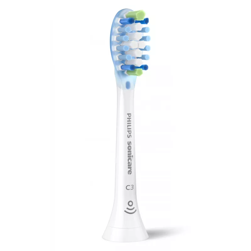 Philips Premium Plaque Defence HX9042/87 2-pack brush heads, 2 pc(s), White, 3 month(s), Medium, Philips