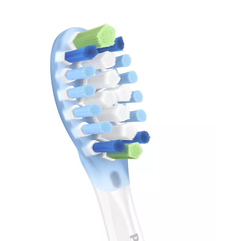 Philips Premium Plaque Defence HX9042/87 2-pack brush heads, 2 pc(s), White, 3 month(s), Medium, Philips