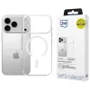 Protective case 3MK Armor MagCase for Apple iPhone 17 Pro, magnetic attachment, transparent/smoke finish