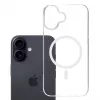 Phone cover 3MK for Apple iPhone 17, transparent TPU/PU case, for 6.3 inch (16 cm) screen