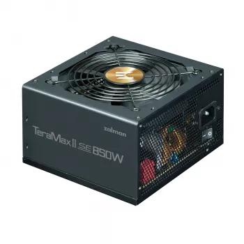 Power supply unit Zalman TeramaxII SE 850 W ATX 18+10 pin, 80 PLUS Gold, 120 mm fan, black