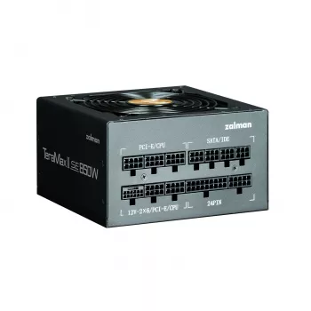 Power supply unit Zalman TeramaxII SE 850 W ATX 18+10 pin, 80 PLUS Gold, 120 mm fan, black