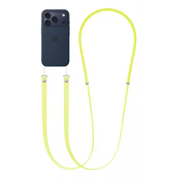 Strap Apple Crossbody Strap Neon Yellow 2.08m rPET Stainless Steel