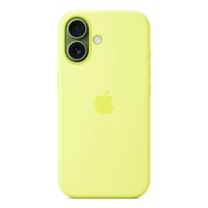 Cover Apple iPhone 17 Silicone Case with MagSafe Neon Yellow