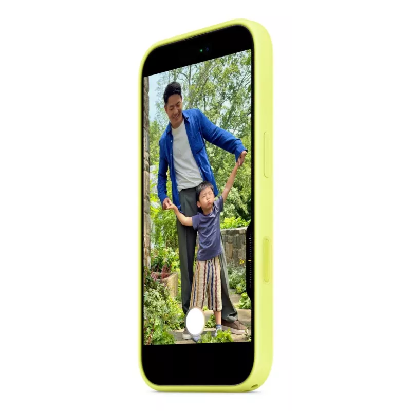 Cover Apple iPhone 17 Silicone Case with MagSafe Neon Yellow