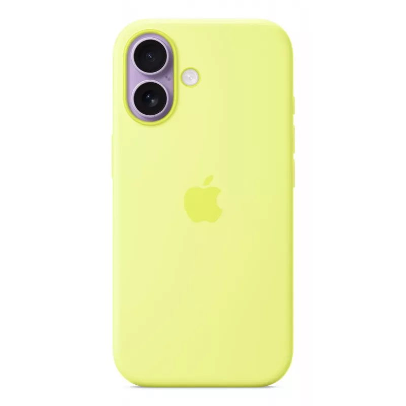 Cover Apple iPhone 17 Silicone Case with MagSafe Neon Yellow