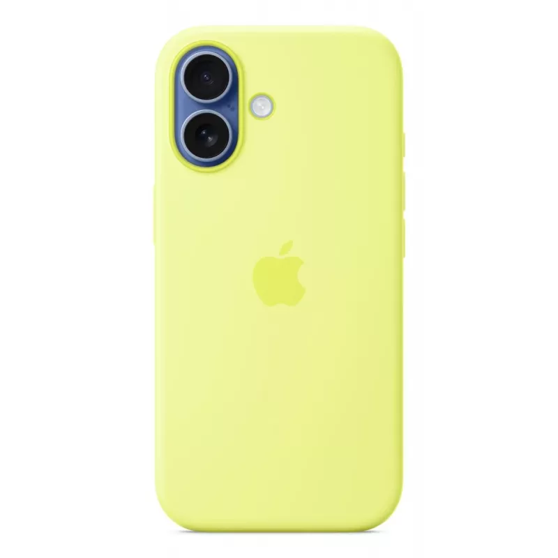Cover Apple iPhone 17 Silicone Case with MagSafe Neon Yellow