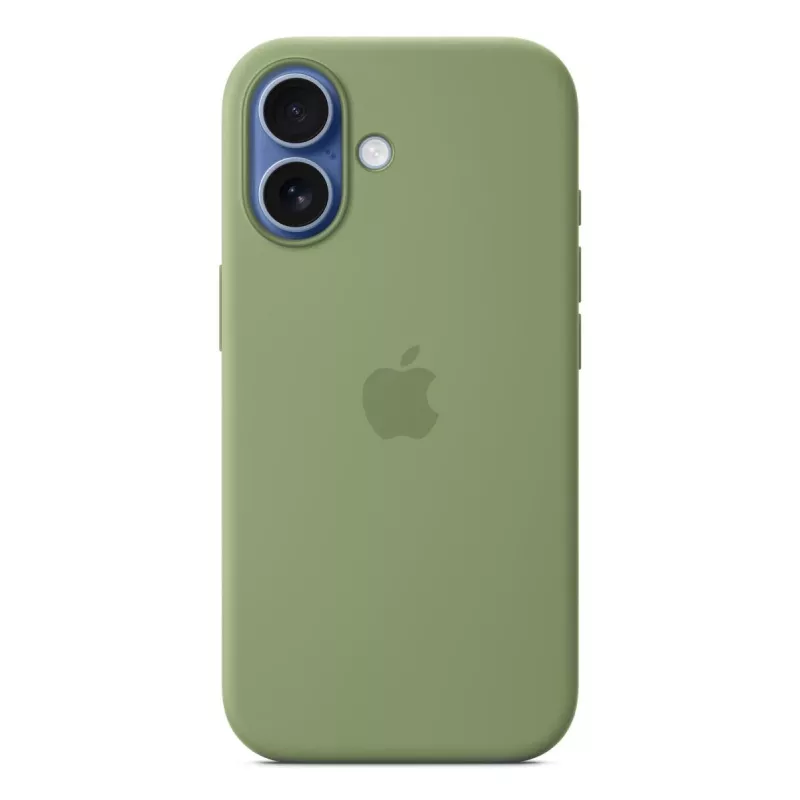 Silicone Case Apple iPhone 17 MagSafe Light Moss Cover Green