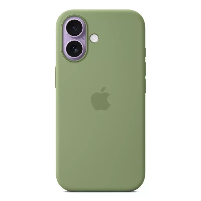 Silicone Case Apple iPhone 17 MagSafe Light Moss Cover Green