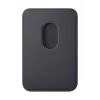 Card holder Apple iPhone FineWoven Wallet with MagSafe Black Microtwill