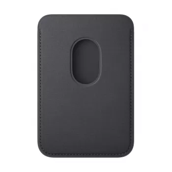 Card holder Apple iPhone FineWoven Wallet with MagSafe Black Microtwill