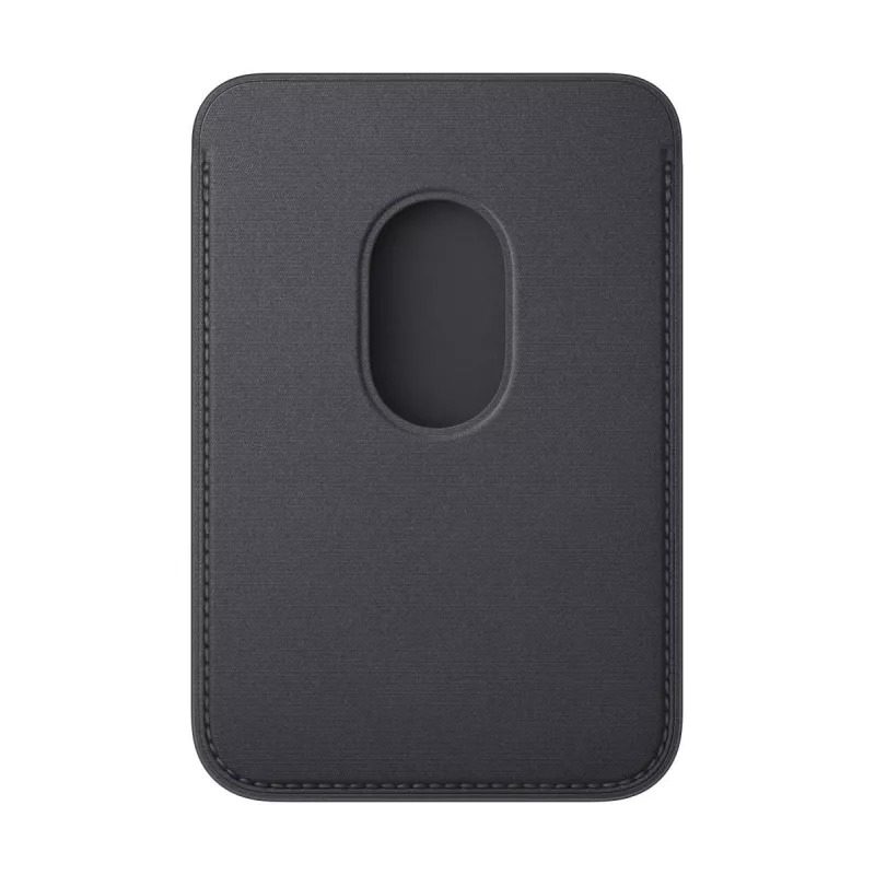 Card holder Apple iPhone FineWoven Wallet with MagSafe Black Microtwill