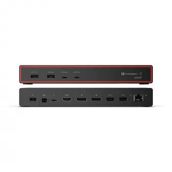 Lenovo ThinkPad Thunderbolt 4 Smart Dock Gen2 7500 Wired Black 100W Power Delivery 2500Mbit/s