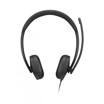 Lenovo VoIP Headset 5000 Wired Head-band Office/Call center USB Type-C Black
