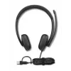 Lenovo VoIP Headset 5000 Wired Head-band Office/Call center USB Type-C Black