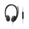 Lenovo VoIP Headset 5000 Wired Head-band Office/Call center USB Type-C Black