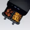 Maestro MR-758 dual-basket air fryer, 2 x 4.5 L (9 L), 2000 W, 80–200°C, 8 programs, black