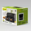 Maestro MR-758 dual-basket air fryer, 2 x 4.5 L (9 L), 2000 W, 80–200°C, 8 programs, black