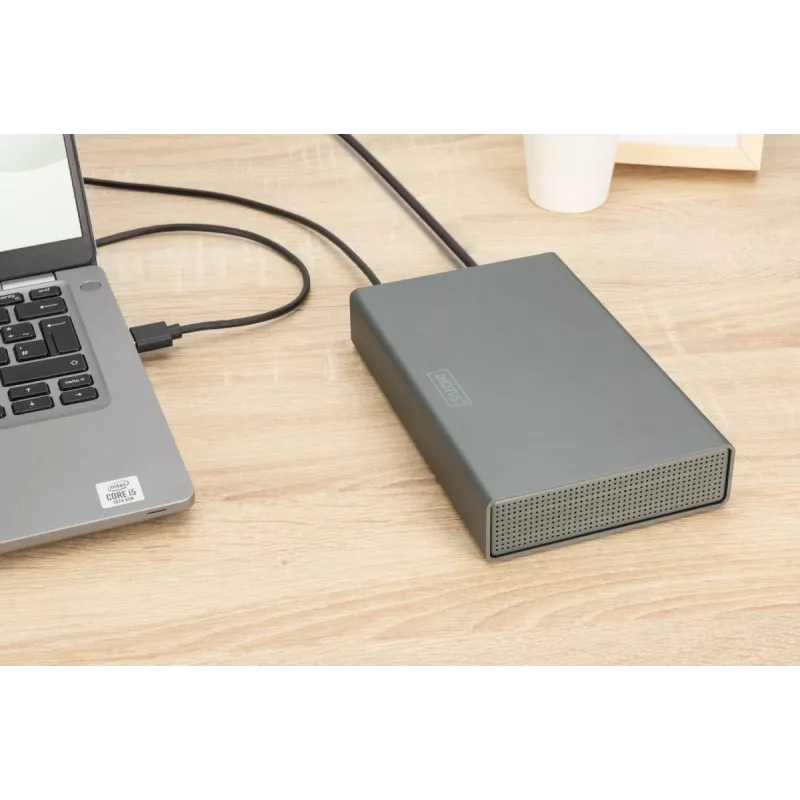 HDD enclosure Digitus DA-71106-1 USB 3.0 3.5 inch SATA 16TB Aluminum