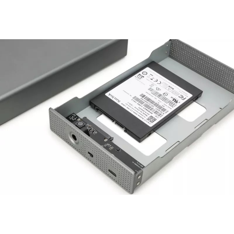 HDD enclosure Digitus DA-71106-1 USB 3.0 3.5 inch SATA 16TB Aluminum