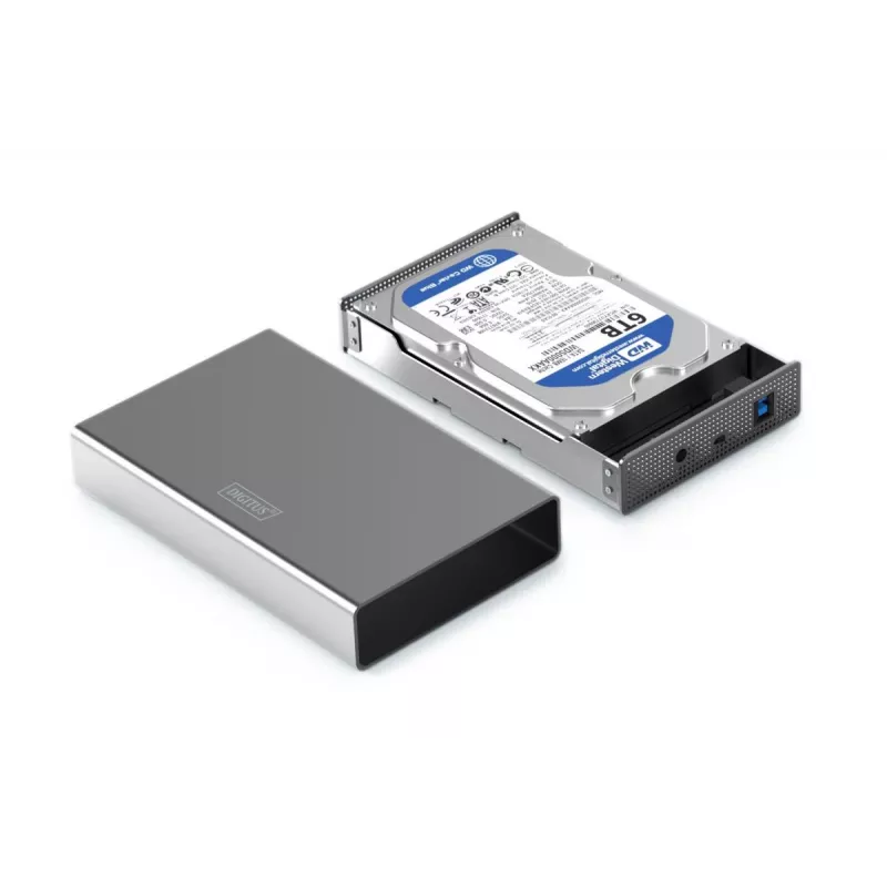 HDD enclosure Digitus DA-71106-1 USB 3.0 3.5 inch SATA 16TB Aluminum