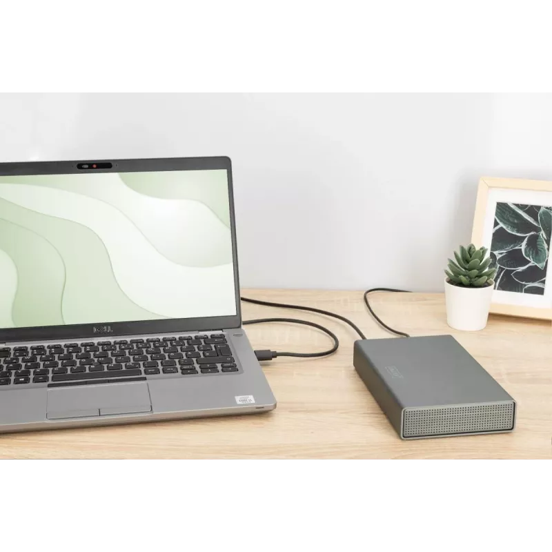 HDD enclosure Digitus DA-71106-1 USB 3.0 3.5 inch SATA 16TB Aluminum