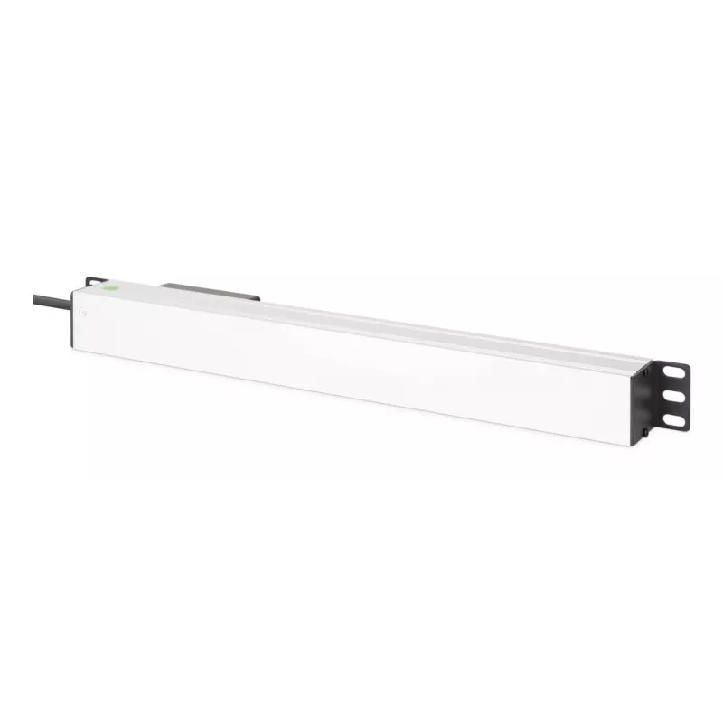 DIGITUS PDU - 1U Aluminium rackmount 7x safety outlet 16A 4000W 250VAC 50/60Hz 1x circuit breaker